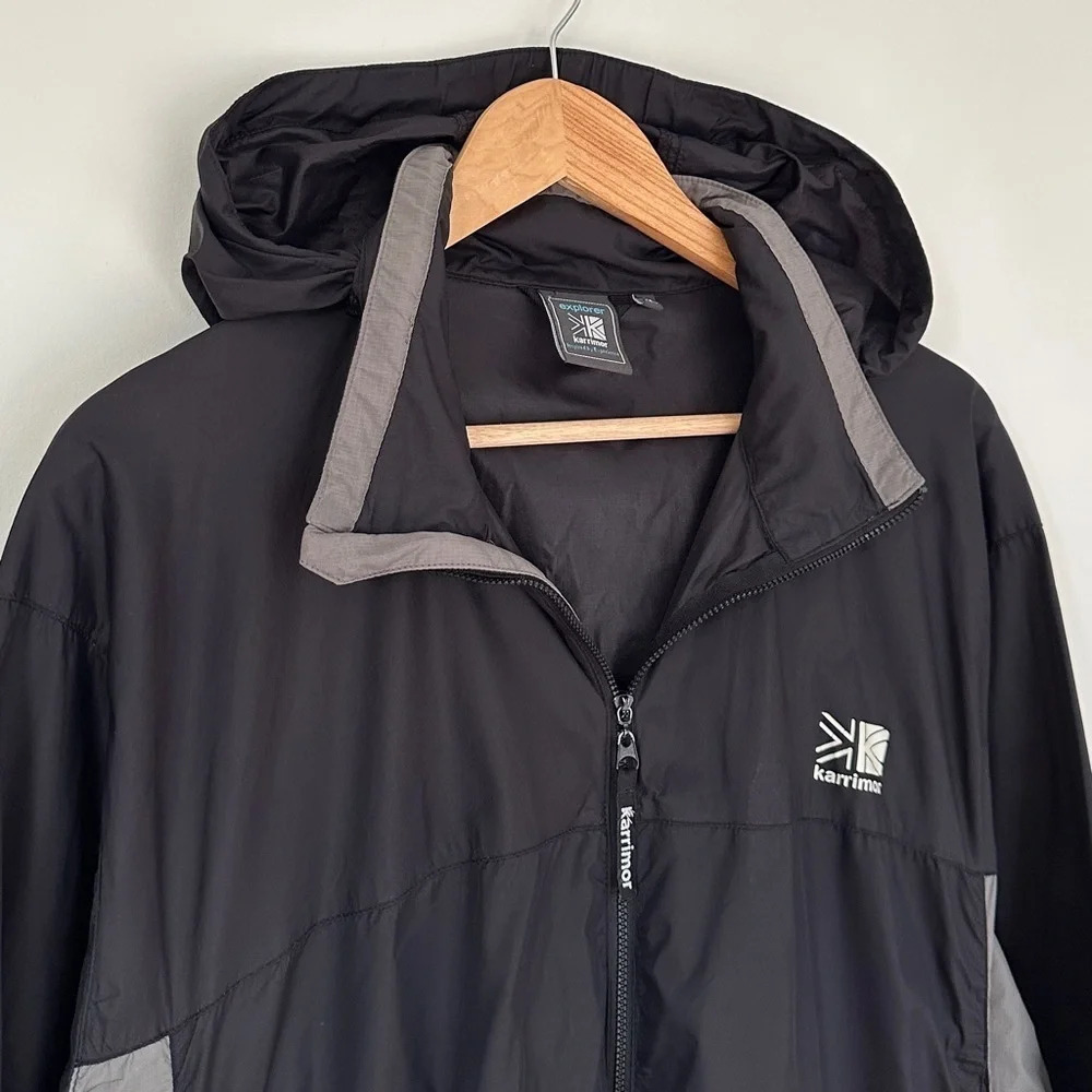 Vintage Karrimor Rain Jacket - black/grey - Size XL - Picture 5 of 9